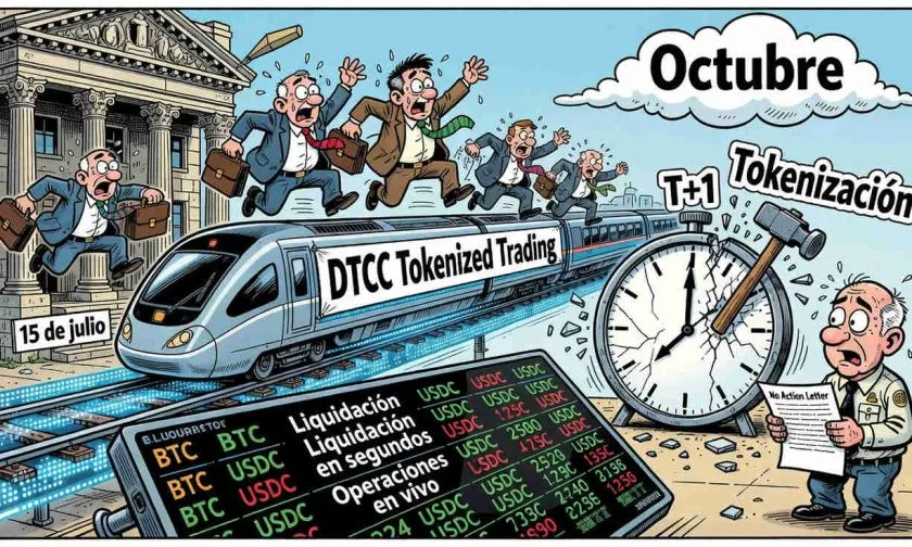 DTCC ejecuta operaciones tokenizadas en vivo con 30 firmas de Wall Street