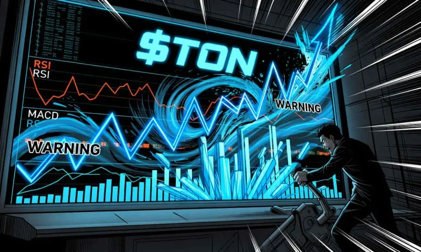 $TON muestra estabilidad con volumen explosivo en USD $1,31