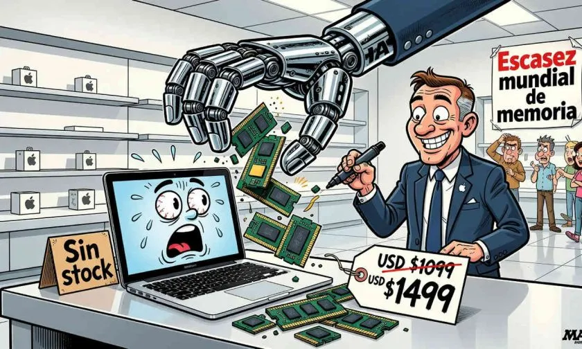 La escasez de memoria golpea al MacBook Air: los precios suben y la IA es la culpable