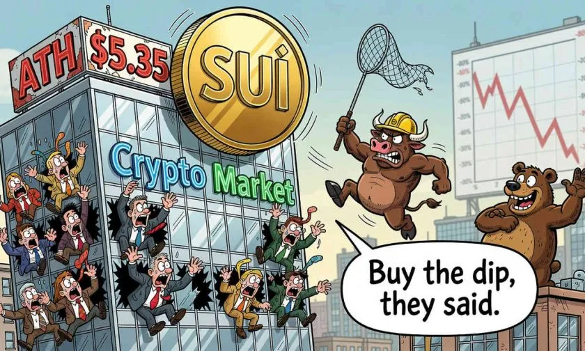 SUI se desploma un 3.26% y pierde los $0.72