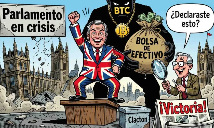 Farage gana en Clacton y reabre investigación por regalo cripto no declarado