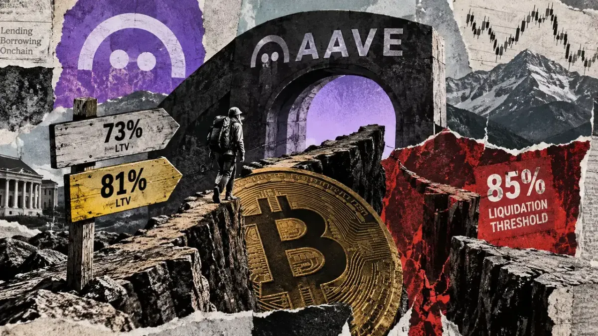 Aave's plan could expose Bitcoin loans to 4.7% price dips with higher leverage