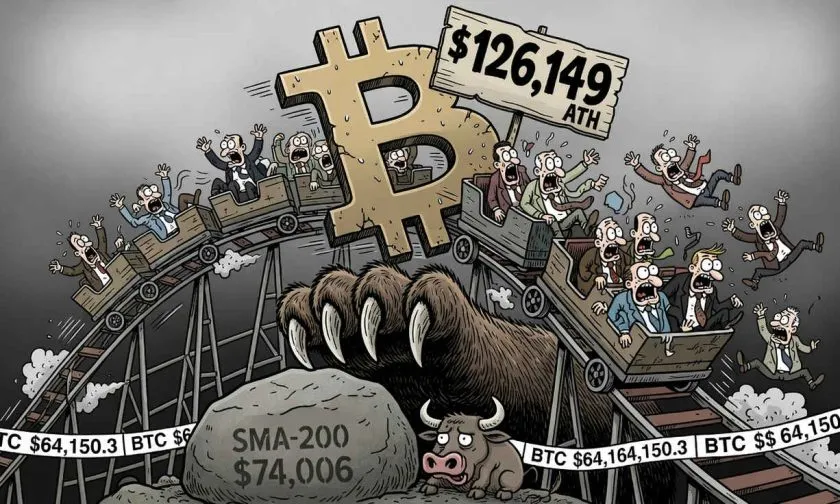 Bitcoin se aferra a los USD $64.000 en medio de un volumen anémico y creciente incertidumbre