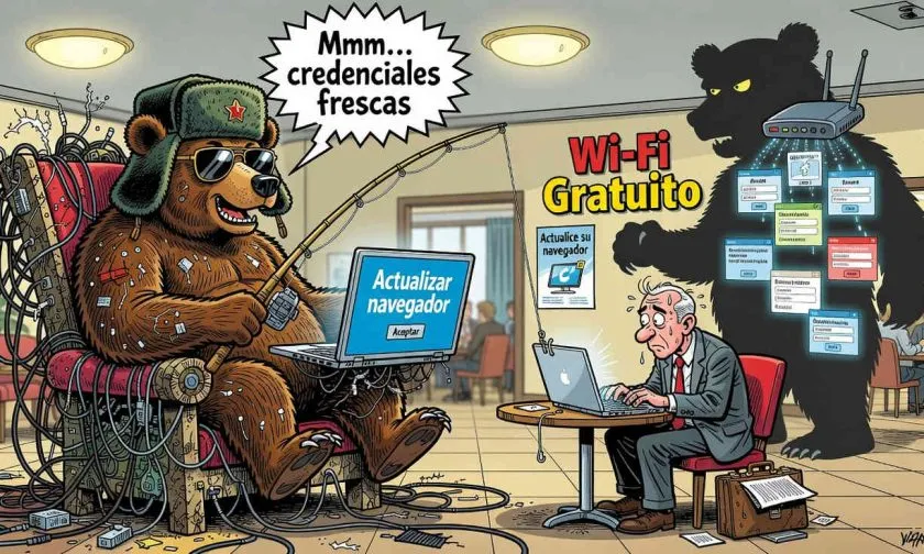 Rusia roba credenciales de Microsoft 365 a través de Wi-Fi públicos hackeados