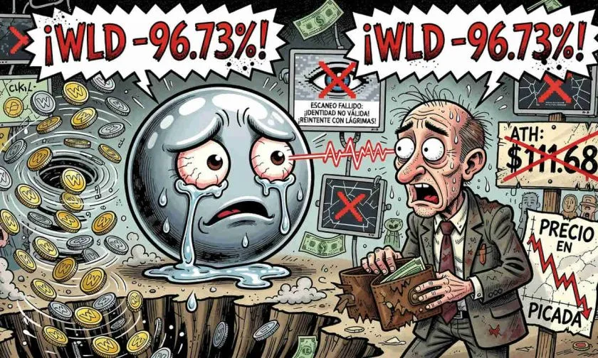 Worldcoin ($WLD) se tambalea en soportes críticos mientras el volumen se desploma un 35% — 24 de julio 2026