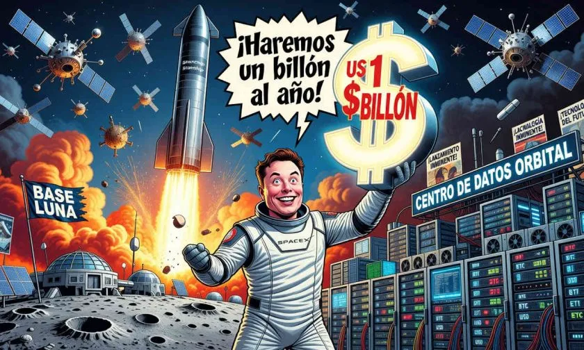 SpaceX promete ingresos de USD $1 billón para 2030
