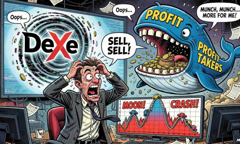 DeXe cae un 5% tras su máximo histórico: ¿corrección natural o inicio de tendencia bajista?
