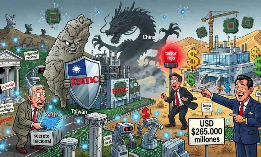 Taiwán acusa a un exempleado de TSMC por presunto robo de tecnología para China