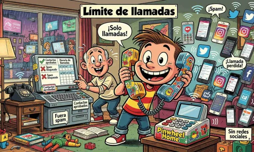 Pinwheel Home revive el teléfono fijo para niños y busca reducir la dependencia del smartphone