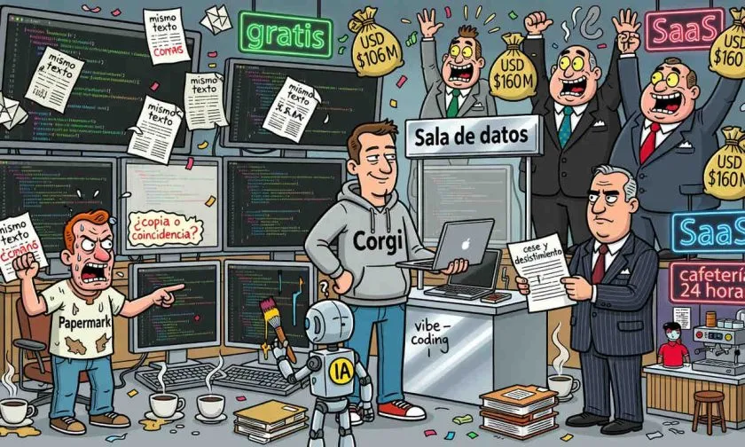 Startup Corgi niega robar software abierto y aviva debate sobre IA, código y propiedad intelectual