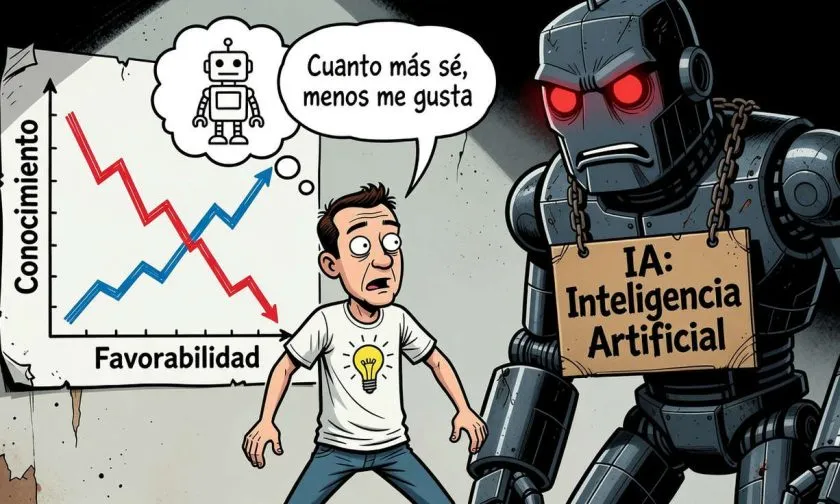 Estudio Gallup revela que a mayor conocimiento de la IA, menor entusiasmo en EE. UU.