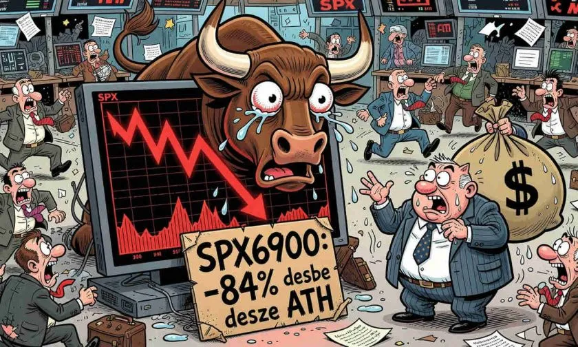 $SPX cae un 6.4% mientras el volumen se hunde y pone en duda el rebote