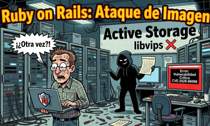 Ruby on Rails parchea vulnerabilidad crítica que permite RCE