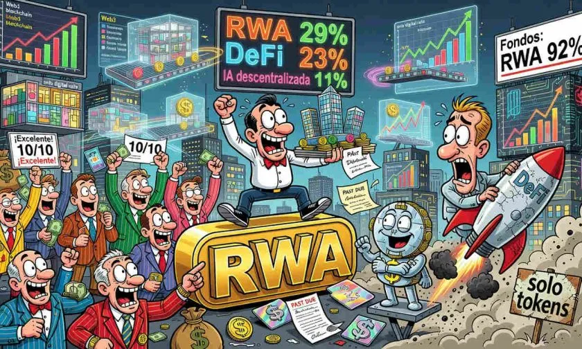 RWA supera a DeFi como sector favorito de fundadores Web3 en 2026