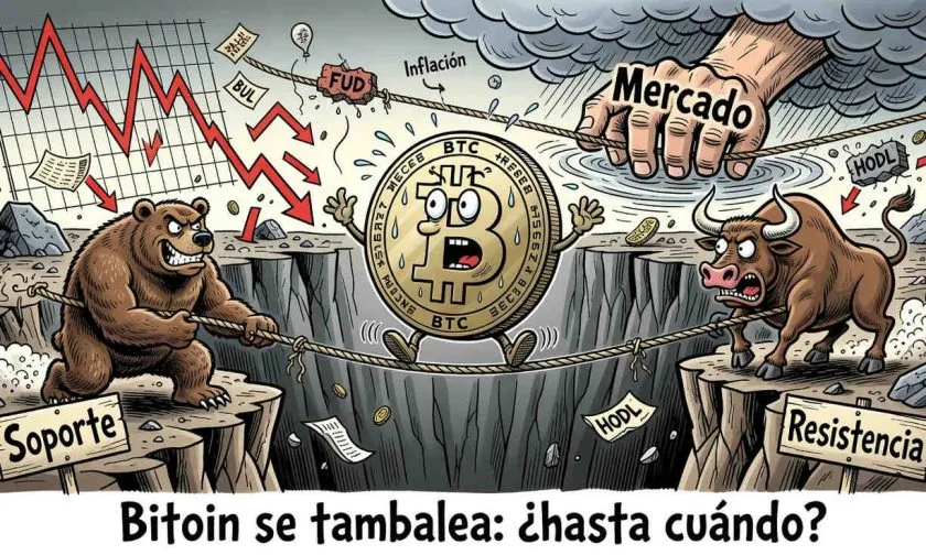 Bitcoin a $63.386,69 cae 0,59% mientras el mercado enfrenta incertidumbre
