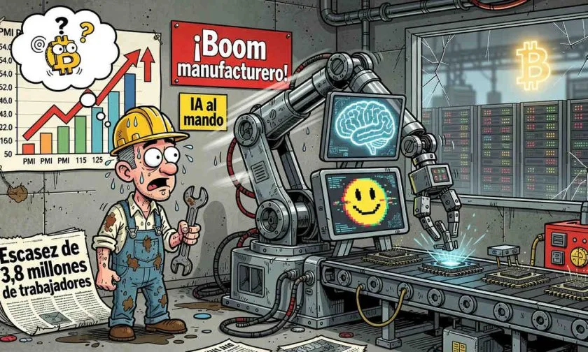 Manufactura de EE. UU. crece al mayor ritmo en 4 años impulsada por la IA