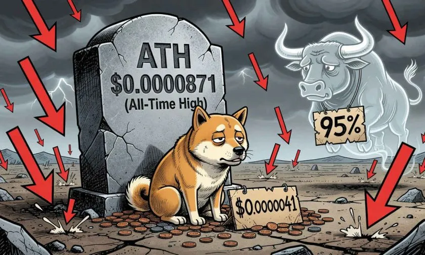 SHIB se congela en mínimos de varios años: la agonía de un meme sin impulso