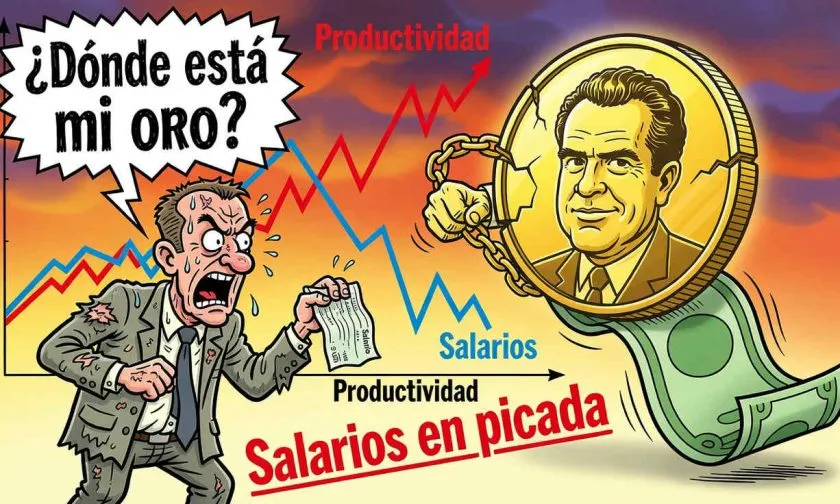 Salarios en EE. UU. alcanzan nivel mínimo desde la Gran Depresión: ¿culpa de Nixon?