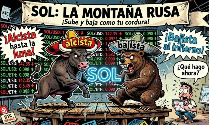 Solana cae un 75% desde su máximo histórico, análisis revela señales mixtas