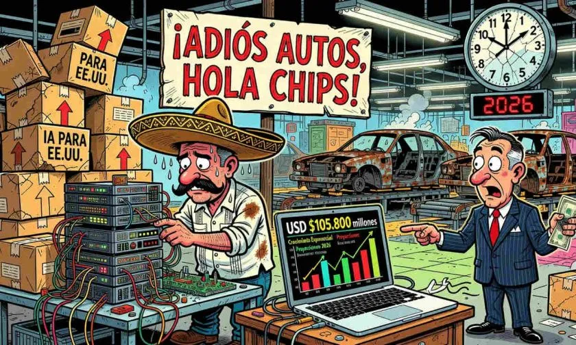 México supera a los autos: exportaciones de IA marcan récord histórico