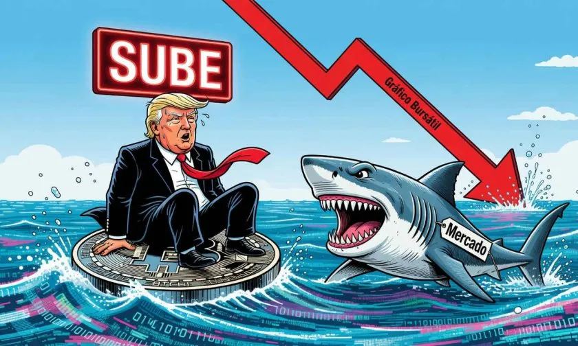 Memecoin TRUMP cae 30,42% en un solo día y genera pánico en inversores