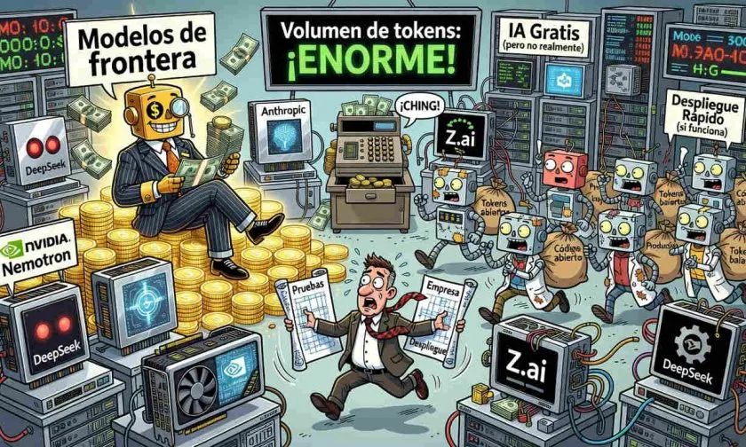 Anthropic resiste el avance de la IA abierta y aún domina el gasto empresarial