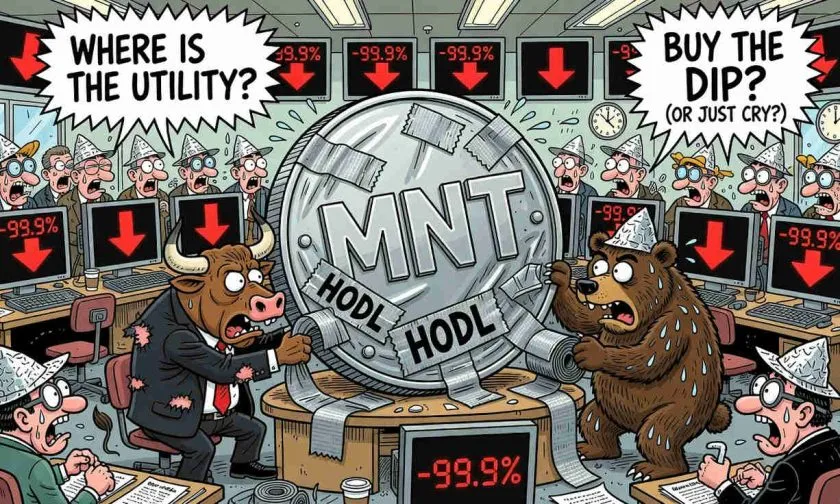 Mantle (MNT) se consolida bajo todas las medias móviles clave – ¿rebote técnico o trampa bajista?