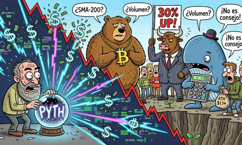 Pyth Network se dispara un 30% en dos semanas: ¿quiebre alcista o trampa para osos?