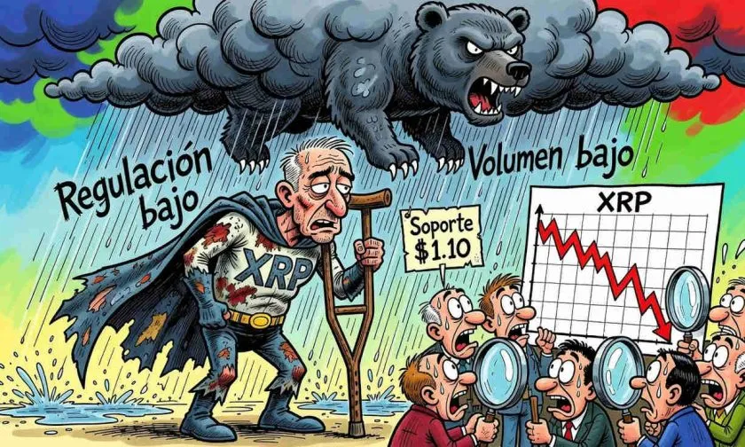 XRP desafía la gravedad con rebote técnico, pero el volumen desplomado enciende alarmas en 2026-06-20