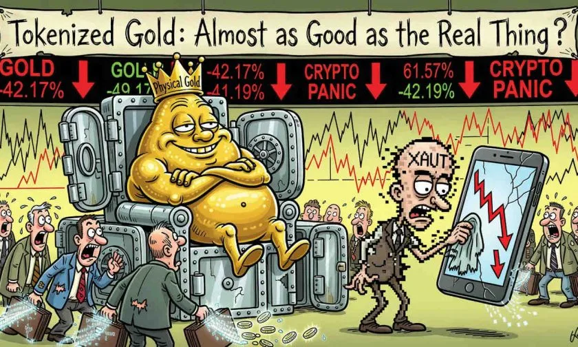 XAUT se aferra al soporte de USD $1.940 en medio de la calma del oro digital