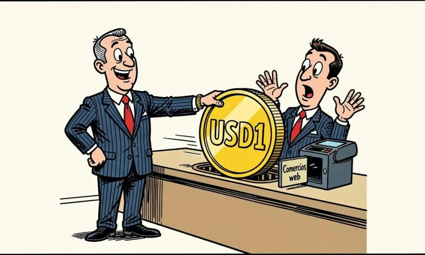 WLFI prepara pagos con USD1 en grandes comercios en línea