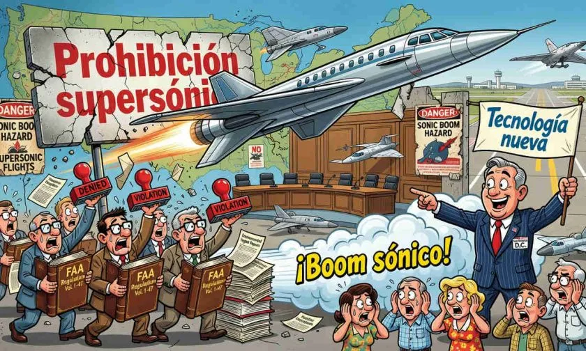 FAA inicia el fin de la prohibición de vuelos supersónicos en Estados Unidos