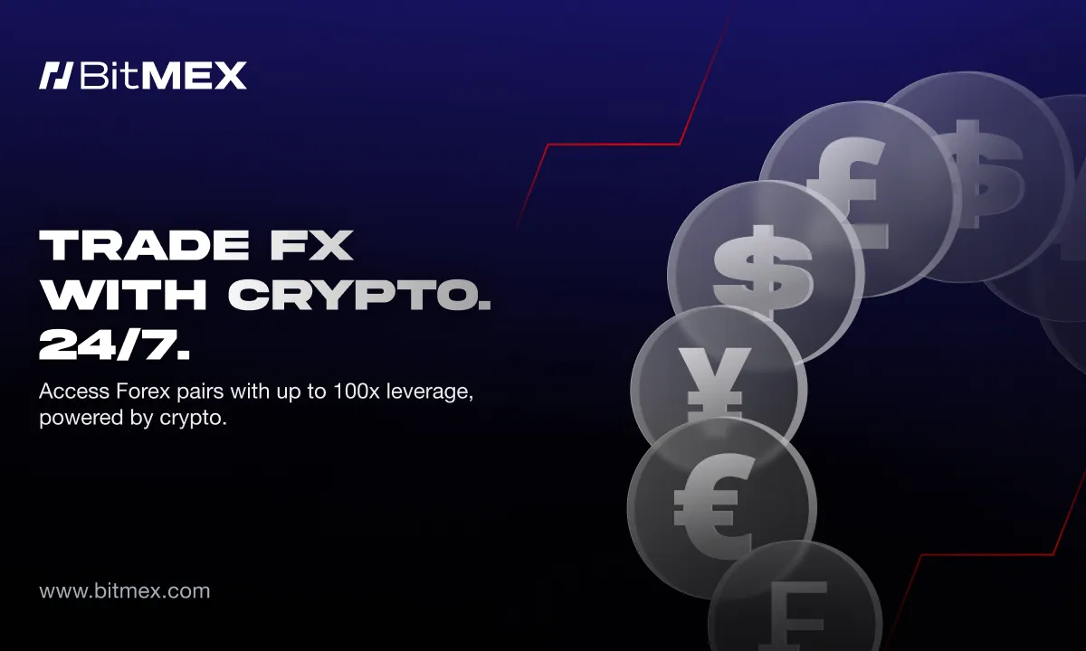 BitMEX amplía los swaps perpetuos de TradFi con FX para trading cripto 24/7