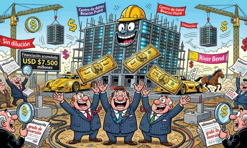 Hut 8 cierra financiación por USD $4.250 millones para el centro de datos Beacon Point