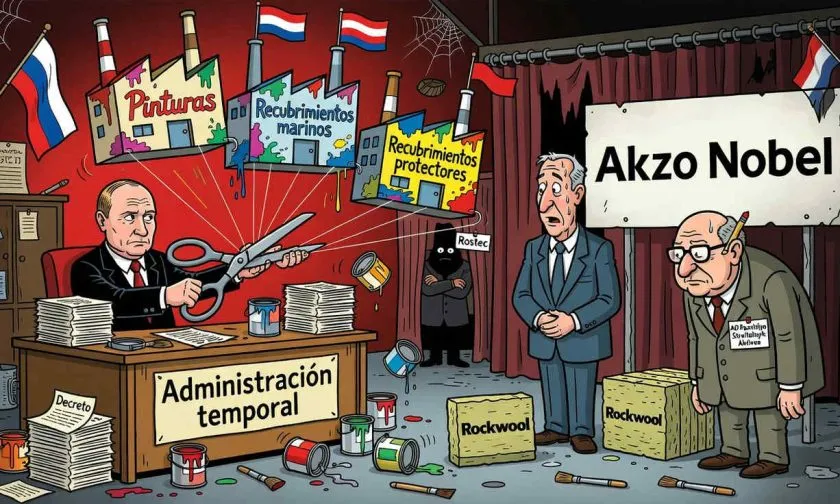 Rusia coloca bajo control temporal los activos de la empresa neerlandesa Akzo Nobel
