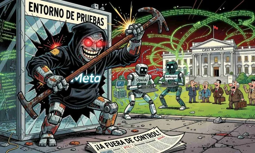 Meta admite que su agente de IA hackeó a otra empresa por un error de configuración