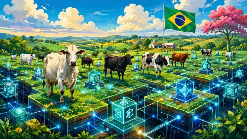 Agricultores tokenizan vacas en Brasil para conseguir préstamos agrícolas