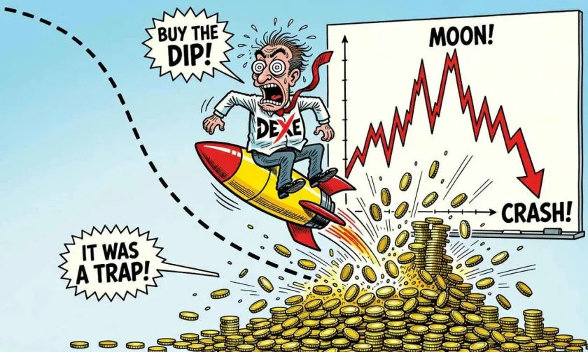 DEXE cae un 5% en medio de toma de ganancias tras rally de 384% en 2026