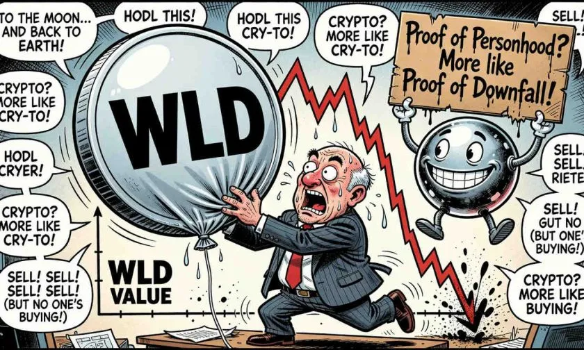 WLD se desploma un 6%: ¿se avecina una corrección mayor?