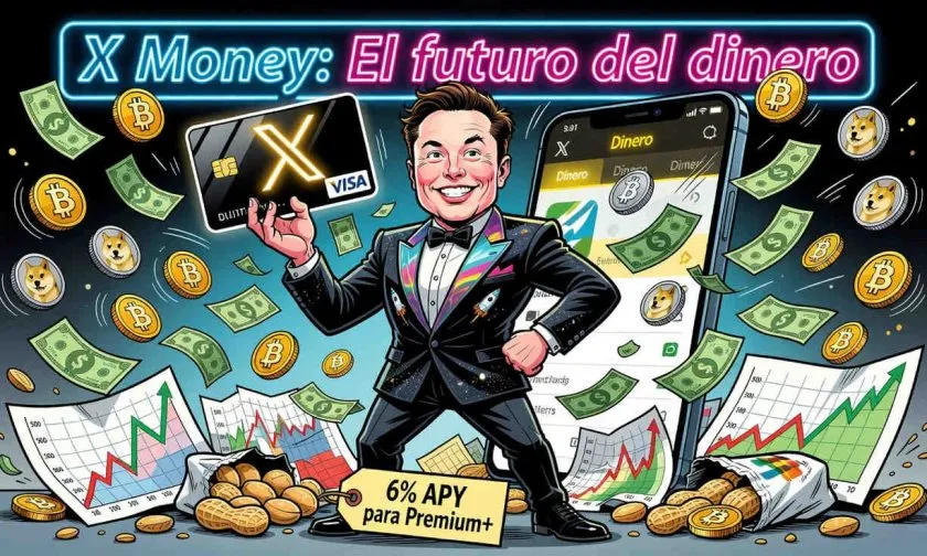 X Money: Elon Musk lanza tarjeta Visa con reembolso del 3% y 6% APY