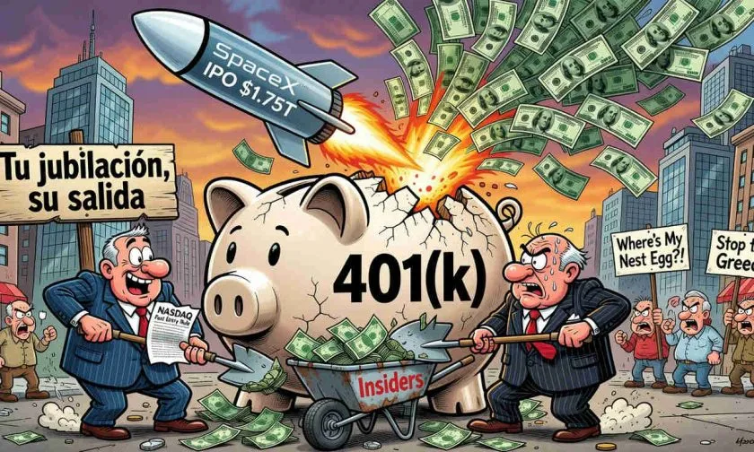 Tu 401(k) será su estrategia de salida: SpaceX y OpenAI van por tus ahorros