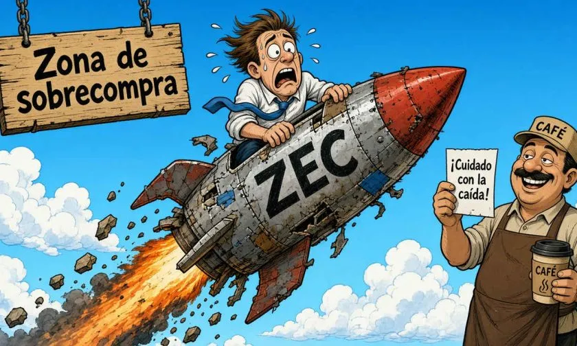 ZEC logra un retorno del 2.816,92% en un mes previo a actualización NU7