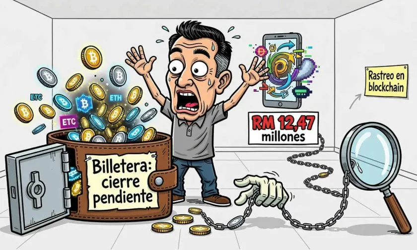 Estafa en Malasia vacía billetera digital por USD $3,05 millones