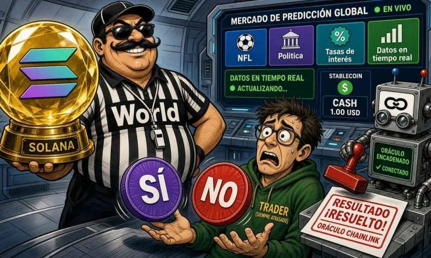 World lanzó en Solana un mercado de predicciones para más de 1 millón de usuarios
