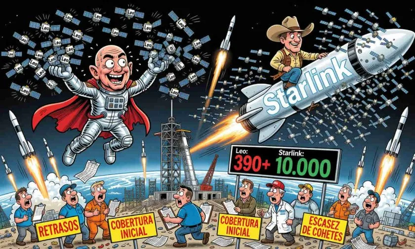 Amazon ya tiene satélites suficientes para lanzar Leo este año y desafiar a Starlink