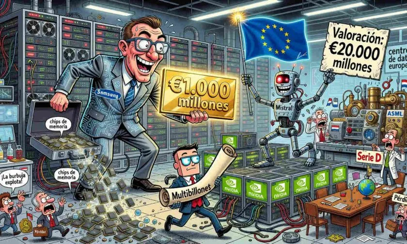Samsung negocia invertir hasta €1.000 millones en Mistral con valoración de €20.000 millones