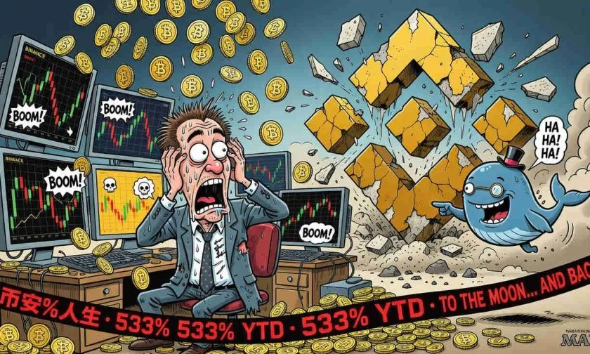 Binance Life ($币安人生) desafía la gravedad con ganancia del 124% en 90 días mientras el volumen se dispara