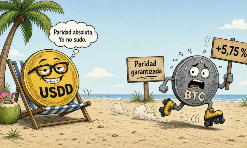 USDD se mantiene cerca de la paridad mientras Bitcoin supera los USD $81,000