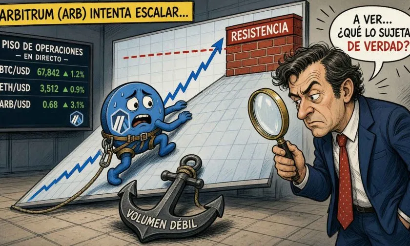 ARB cotiza en USD 0,189993 mientras busca superar resistencias técnicas