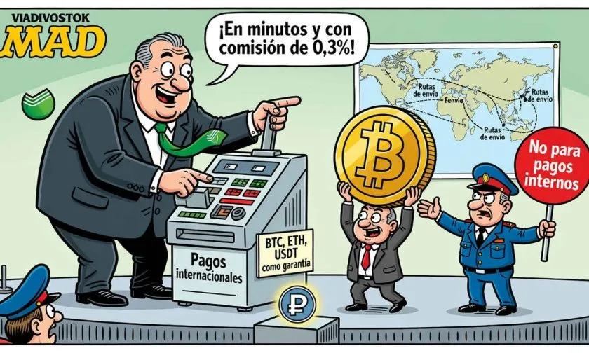 Sberbank habilita pagos con criptomonedas para empresas rusas de comercio exterior